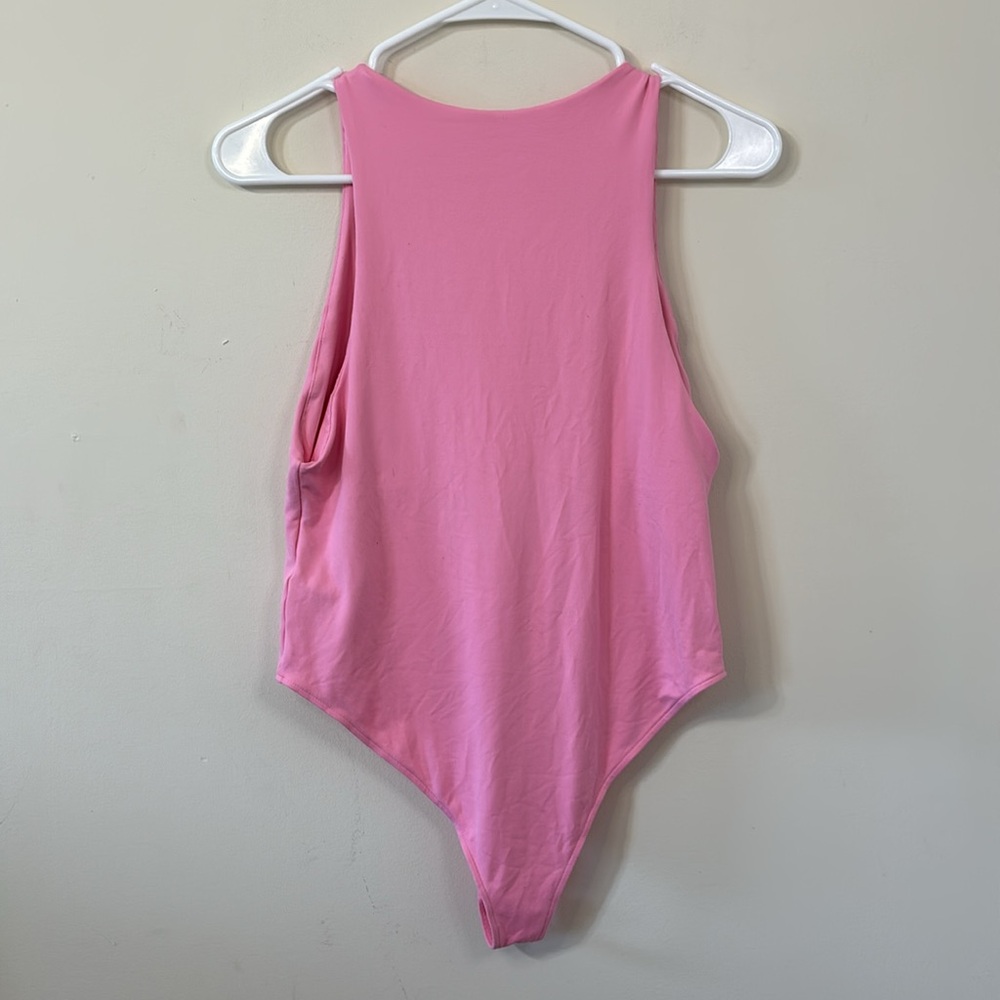 ZARA Halterneck Double Lined Bodysuit Size Large - Picture 6 of 9